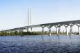 Nuevo Puente sobre el Río St. Lawrence. Montreal. Canadá
