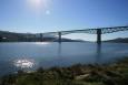 Viaducto sobre el río Ulla. A Coruña. España 

